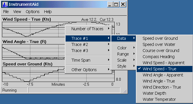 Main Window with Options